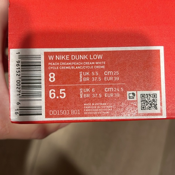 Peach Cream Dunks - Picture 6 of 7